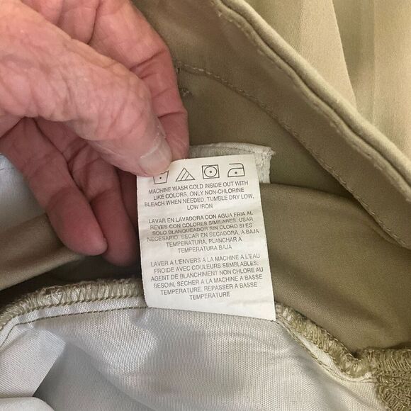 Care 301 Men’s 42 X 32 Tan Khaki Dress Pants Relaxed Fit Casual Stretch - Picture 14 of 15